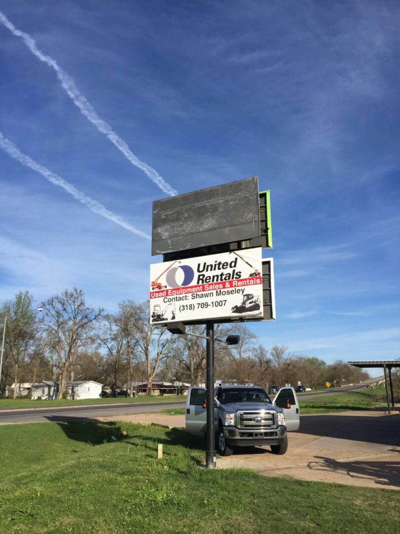 Outdoor Advertising Billboard Sign, Highway 1, Louisiana, HLA Signs