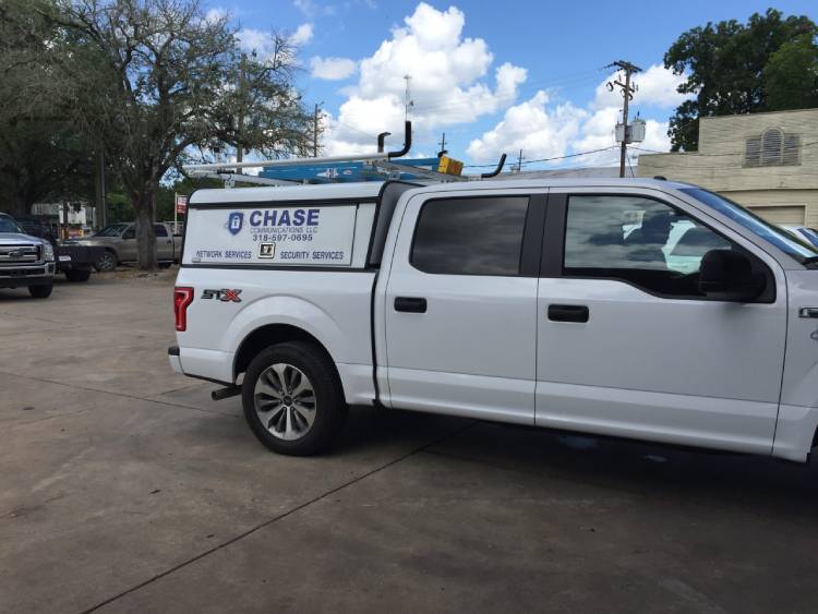 Chase Communications Truck Graphics, Lettering, Decals & Wrap, Hessmer, Louisiana HLA Signs